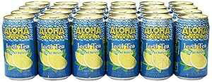 24 P[X - AnCh 100% I[i` W[X hNAnCY ( ACX eB[) CASE OF 24 - ALOHA MAID 100% ALL NATURAL JUICE DRINK, MAKE IN HAWAII (LEMON ICED TEA)