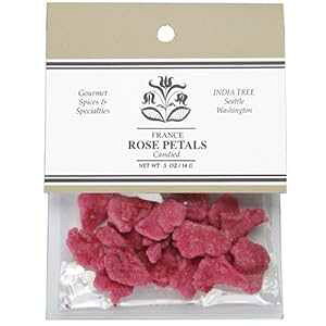 CfBAc[ Ђ̃ỏԂт ? {̃ỏԂтgp ? 0.5IX India Tree Candied Rose Petals Made with Real Rose Petals 0.5oz