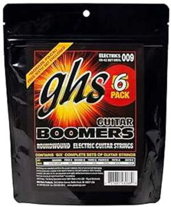 GHS Boomers GBXL GNXg Cg GLM^[ (9-42) 5 pbN (X^_[h) GHS Boomers GBXL Extra Light Electric Guitar Strings (9-42) 5-Pack (Standard)