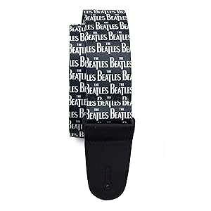 P Perri's Leathers Ltd. Perri's Leathers Ltd. - The Beatles Official Licensed Polyester Guitar Strap - Adjustable Strap from 39" to 58" for Electric, Bass, Acoustic Guitar - Past Masters (LPCP-6103)