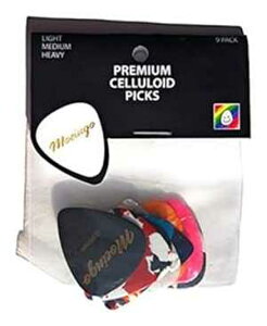 uMozingovZCh M^[ sbN GNgbN AR[XeBbN oGeB lߍ킹 - 9 pbN 'Mozingo' Celluloid Guitar Picks Electric Acoustic Variety Assortment - 9 pack