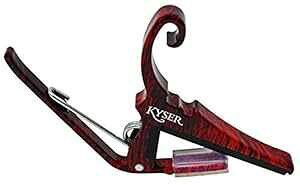 Kyser NVbNM^[pNCbN`FWJ|^XgA[YEbhAKGCRW Kyser Quick-Change Capo for classical guitars, Rosewood, KGCRW