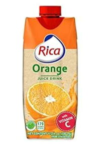 IWW[XhN W[S f in RICA 330mL (12{) Orange Juice Drink Jugo de Naranja RICA 330 mL (12 Pack)