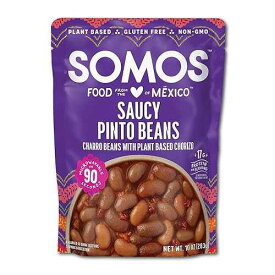 Somos, Beans Pinto Saucy, 10 Ounce