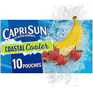 Capri Sun Coastal Cooler Ready-to-Drink Juice, 6 Fl Oz (Pack of 10)