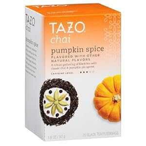 Tazo Tea pvL XpCX `C 20 ea (2 pbN) Tazo Tea, Pumpkin Spice Chai 20 ea (Pack of 2)