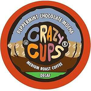 NCW[Jbvt[o[fJtFR[q[AL[OKJbv2.0u[pAGߌyp[~g`R[gJA22 Crazy Cups Flavored Decaf Coffee, for the Keurig K Cups 2.0 Brewers, Seasonal Pep