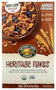 Nature's Path, I[KjbN we[W t[N VAA13.25 IX (3 pbN) Nature's Path, Organic Heritage Flakes Cereal, 13.25 oz(Pack of 3)