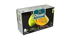 fB}mƃIW̃ZCg - 20 eB[obO - XJ ZC fB}m IW eB[ {̂ Lakpura Dilmah Pear and Orange Flavored Ceylon Black Tea - 20 Tea Bags - Sri Lanka
