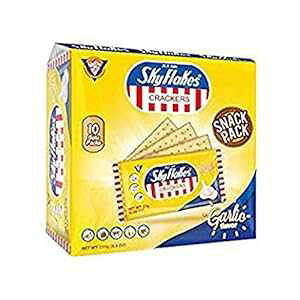 MY San Sky t[N NbJ[AK[bNA10 pbNA8.8 IX (3) M.Y. San Sky Flakes Crackers, Garlic Flavor, 10 pack, 8.8oz. (Pack of 3)