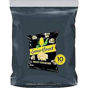 �X�}�[�g�t�[�h �|�b�v�R�[���A�z���C�g�`�F�_�[�A0.625 �� (10 �p�b�N) Smartfood Popcorn, White Cheddar, 0.625 bags (10 Pack)