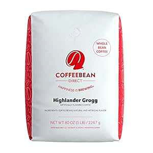 R[q[_CNg nC_[ ObOASR[q[A5|h Coffee Bean Direct Highlander Grogg Flavored, Whole Bean Coffee, 5-Pound Bag