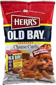Herr's I[h xC V[Yh `[Y J[ (3 ) Herr's Old Bay Seasoned Cheese Curls (3 Bags)