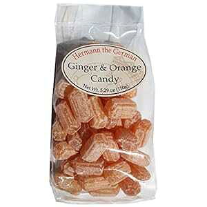 w} W[} WW[ IW n[h LfB 150g 1 1 x Hermann the German Ginger Orange Hard Candy 150g