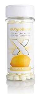 XYLOBURST  LVg[ ~g W[ 200 A0.02 |h XYLOBURST Lemon Xylitol Mints Jar 200 Piece, 0.02 Pound