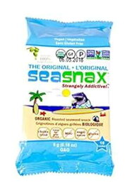 SeaSnax ロースト海藻グラブ アンド ゴー パック、0.18 オンス (12 個パック) SeaSnax Roasted Seaweed Grab and Go Packs, .18-Ounce (Pack of 12)