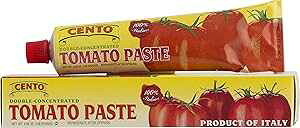 Cento トマトペースト チューブ、4.56 オンス (12 個パック) Cento Tomato Paste Tube, 4.56 Ounce (Pack of 12)