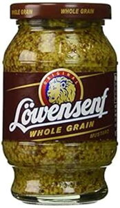 Lowensenf S}X^[hA9.3 IX Lowensenf Lowensenf Whole Grain Mustard, 9.3 Ounce