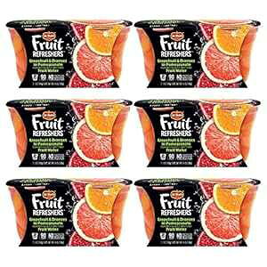 DEL MONTE t[ctbV[Y O[vt[cƃIW t[cJbvXibN UN̊ÖA12pbNA7IX DEL MONTE FRUIT REFRESHERS Grapefruit and Oranges FRUIT CUP Snacks in P