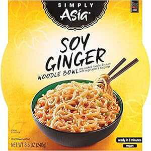 Simply Asia \CWW[k[h{EA8.5IX (6pbN) Simply Asia Soy Ginger Noodle Bowl, 8.5 oz (Pack of 6)
