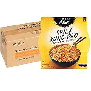Simply Asia XpCV[ NpI k[h {EA8.5 IX (6 pbN) Simply Asia Spicy Kung Pao Noodle Bowl, 8.5 oz (Pack of 6)