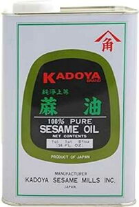 ǂ ܖA56 tʃIX (2 pbN) Kadoya Pure Sesame Oil, 56 Fl Oz (Pack of 2)