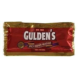 Gulden's XpCV[ uE }X^[h pPbgA0.32 IX (500 pbN) Gulden's Spicy Brown Mustard Packets, 0.32 Ounce (Pack of 500)