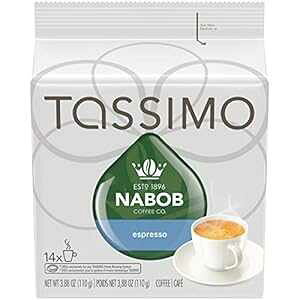 Tassimo Nabob GXvb\ R[q[ - Tassimo R[q[[J[p 14 T fBXN - Ji_ Tassimo Nabob Espresso Coffee - 14 T-discs for Tassimo Coffeemakers - Made in Canada