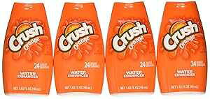 NbVIWt̃EH[^[GnT[A1.62IXA4 Crush Orange Liquid Water Enhancer, 1.62 OZ, 4 Count
