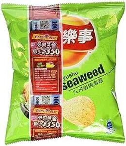 Lay's BY킩ߕ̃|eg`bvX 1.58IX Lay's International Lay's Kyushu Island Japanese Seaweed Flavored Potato Chips 1.58oz