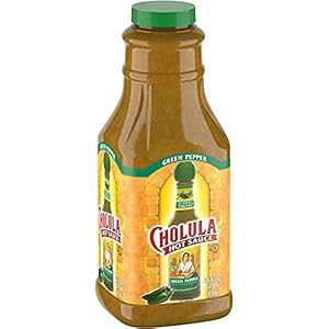 Cholula O[ybp[zbg\[XA64tʃIX - 64tʃIX̃O[ny[jzbg\[X̃oNRei1AAtCh`LA}OȂǂɍœK Cholula Green Pepper Hot Sauc