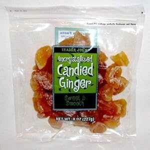 トレーダージョーズ 非結晶化砂糖漬けジンジャー スイート&スムース 5 パック、8 オンス TJ's 5 Pack Trader Joe's Uncrystallized Candied Ginger Sweet & Smooth, 8 oz