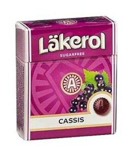 Lakerol JVX (ubNJg) VK[t[ g[`A0.8 IX (24 pbN) Lakerol Lakerol Cassis (black Currant) Sugar Free Pastilles, .8 Ounce (Pack of 24)