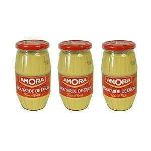 15.52 IX (3 pbN)AAmora Moutarde de Dijon Fine et Forte - t@C t` XgO fBW }X^[h tX 440 O (15.5 IX) KXrA3 pbN 15.52 Ounce (Pack of 3), Amora