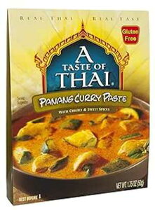 A Taste of Thai Panang Curry Paste - 1.75oz Pack of 6 Ready-to-Use Mix Flavored with Classic Thai Spices Mild Curry Flavor Perfect for Veggies Use for Stir-fry Grilling & More Non-GMO