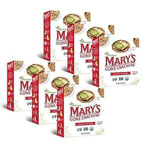 Mary's Gone Crackers IWi NbJ[A6.5 IX (6 pbN)AI[KjbNāAƃS}AOet[ Mary's Gone Crackers Original Crackers, 6.5 Ounce (Pack of 6), Organic Brown Rice, Flax & Sesame Seed