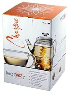 Teaposy Charme MtgZbg u[~OeB[An[ueB[AeB[|bgAeB[Jbvt Teaposy Charme Gift Set with Blooming Teas, Herbal Teas, Teapot and Tea Cup