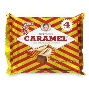 ^mbNX LEGn[X (12 o[pbP[W) Tunnock's Tunnocks Caramel Wafers (12 Bars Package)