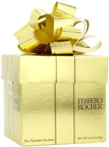 Ferrero Rocher Mtg L[uA18  Ferrero Rocher Gift Cube, 18 Count