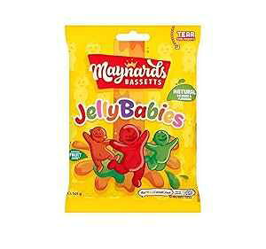 Bassett's Maynards Bassetts Jelly Babies Sweets Bag x2 165g