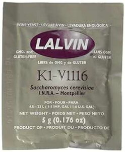 B K1V-1116 yG Midwest Homebrewing and Winemaking Supplies Lalvin K1V-1116 Montpellier
