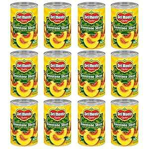 fe ʋlXCXAwr[VbvЂA15.25 IX (12 pbN) XCXACal. t[Xg[ Del Monte Canned Sliced Peaches in Heavy Syrup, 15.25 Ounce (Pack of 12) Sliced, Cal. Freestone