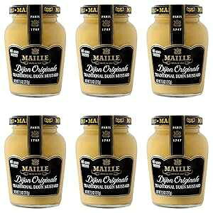7.5IXi6pbNjAfBWIWiA_YA}C}X^[hAfBWIWi_YA7.5IXA6 7.5 Ounce (Pack of 6), Dijon Original, No Added Su, Maille Mustard,