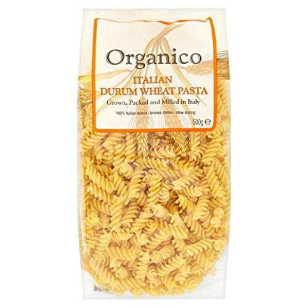 Organico オーガニック フジッリ - 500g (1.1ポンド) Organico Organic Fusilli - 500g (1.1lbs)