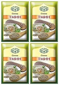 Magia Vostoka Tmin Seeds �L�����E�F�C ���V�A���V�[�Y�j���O 10g 4�p�b�N Magia Vostoka Tmin Seeds Caraway Russian Seasoning 10g Pack of 4