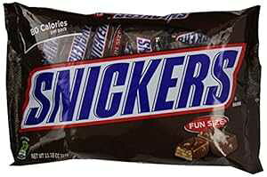 XjbJ[Y t@TCY XibNo[A11.18IX Snickers Fun-Size Snack Bars, 11.18 oz