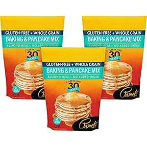 pX ~bNX pP[L x[LO WF GFA64 IXAPK- 3 Pamela's Products PAMELAS MIX PANCAKE BAKING WF GF, 64 OZ, PK- 3