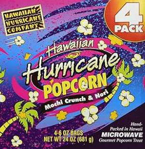 nCA nP[ dqW |bvR[ 4pbN Hawaiian Hurricane Popcorn Hawaiian Hurricane Microwave Popcorn 4 Pack