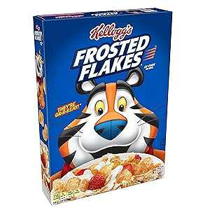 PbO ubNt@XgVAAtXgt[NAbA10.5IX{bNX Kellogg's Frosted Flakes Kellogg's Breakfast Cereal, Frosted Flakes, Fat-Free, 10.5 oz Box