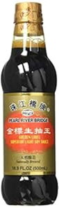 ]S[fx㓙ݖAybg{gA16.9IX Pearl River Bridge Golden Label Superior Light Soy Sauce, Plastic Bottles, 16.9 oz.
